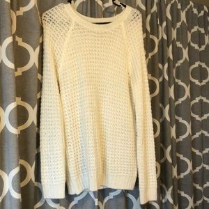 Knitted long sweater